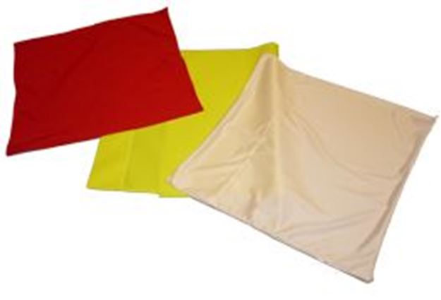 Afbeelding van Cornervlag, geel, per stuk