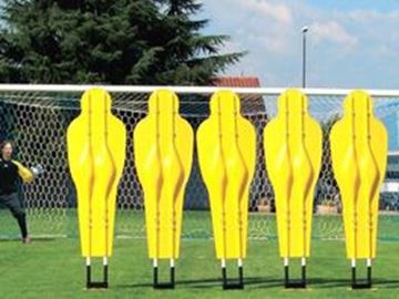 Afbeelding van Vrijschopmuur: set 5 PVC figuren op kunststofvering