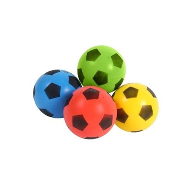 Afbeelding van gekleurde ballen diam 130mm - set/4