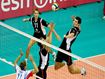 Afbeelding van Volleybalnet wedstrijdnet - 3mm, kevlar kabel , 6-punts netophanging