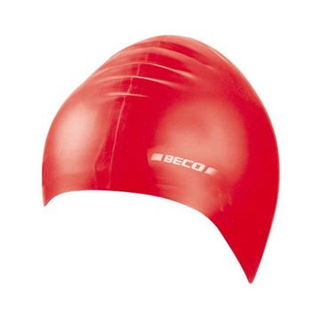 Afbeelding van Badmuts siliconen rood