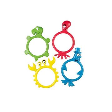 Afbeelding van Duikringen dierfiguurtjes set van 4 