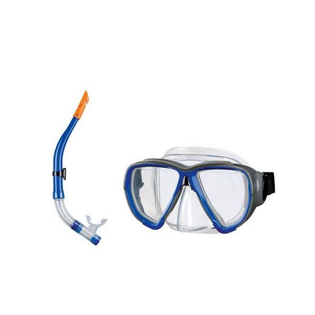 Afbeelding van Snorkelset volwassene blauw
