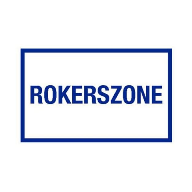 Afbeelding van Rokerszone kunststofbordje 40x25cm