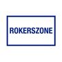Afbeelding van Rokerszone kunststofbordje 40x25cm
