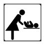 Afbeelding van Baby-omkleedruimte sticker 15x15cm