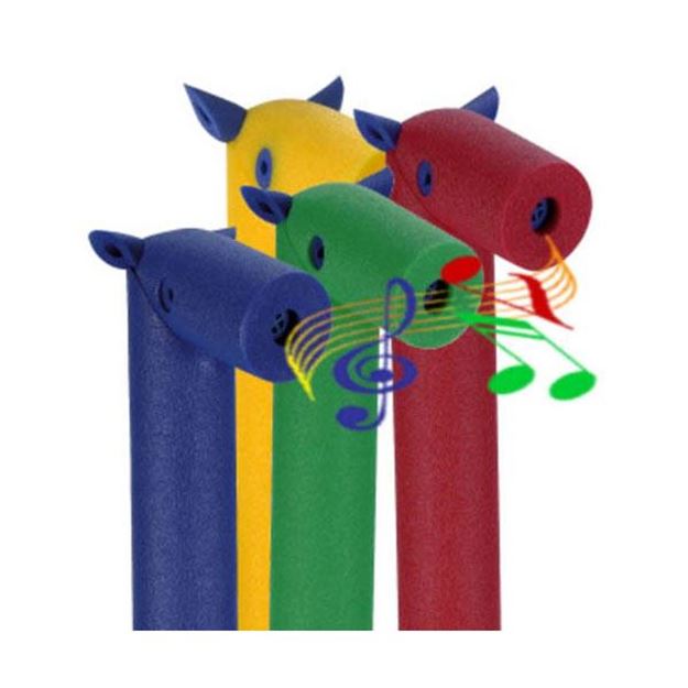 Afbeelding van Pony flexibeam / pool noodle blauw 145cm met geluid