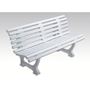 Afbeelding van Zitbank HELGOLAND, L 150cm, 19kg, wit