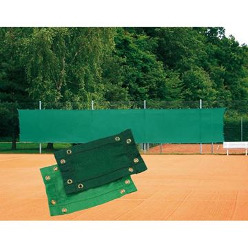 Afbeelding van Windscherm neutraal, donkergroen 12x2m zonder opdruk