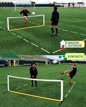Afbeelding van Voetbal-tennis set kunstgras