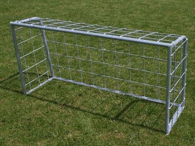 Afbeelding van Stalen doel 150x75cm, gaasmodel