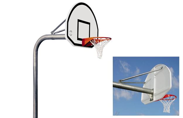 Afbeelding van Basketbaltoren Gooseneck