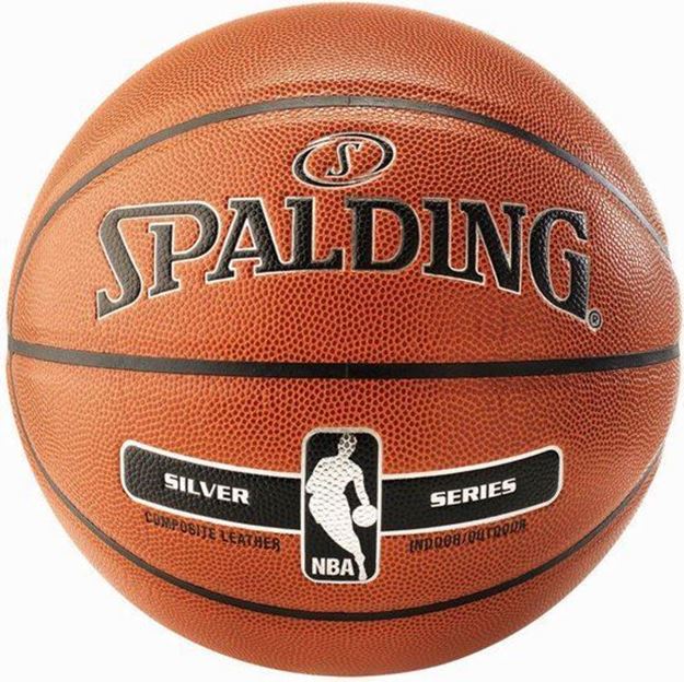 Afbeelding van Spalding Basketbal Silver Leder 7-6-5
