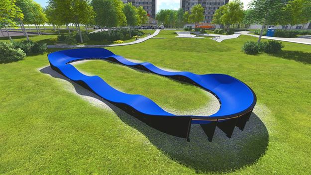 Afbeelding van Pumptrack - Urban Pumper, model PC1: 37m