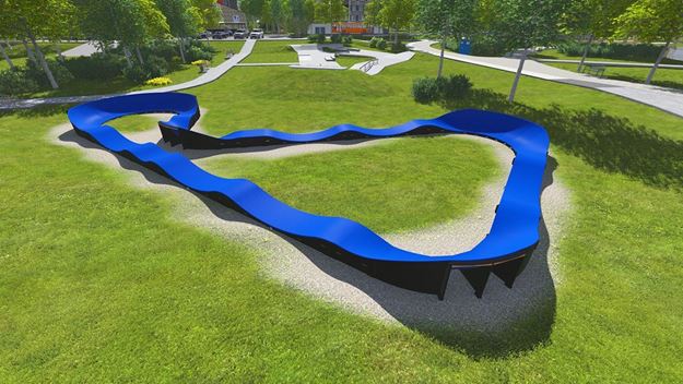 Afbeelding van Pumptrack - Urban Pumper, model PC3: 60m