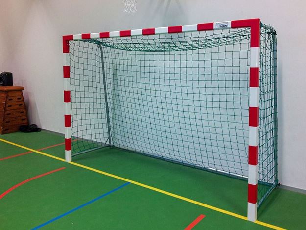 Afbeelding van Handbaldoel, vaste insteek met vaste netbeugels, diepte 1,5m