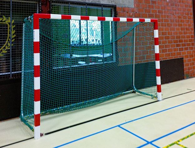 Afbeelding van Handbaldoel, insteek met inklapbare netbeugels, diepte 1m