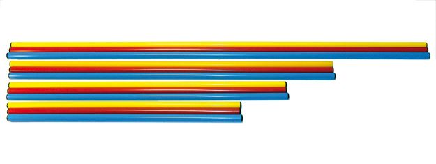 Afbeelding van PVC stok, lengte 80cm