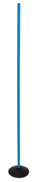 Afbeelding van Slalomstok voor synth. terrein - 160cm - blauw