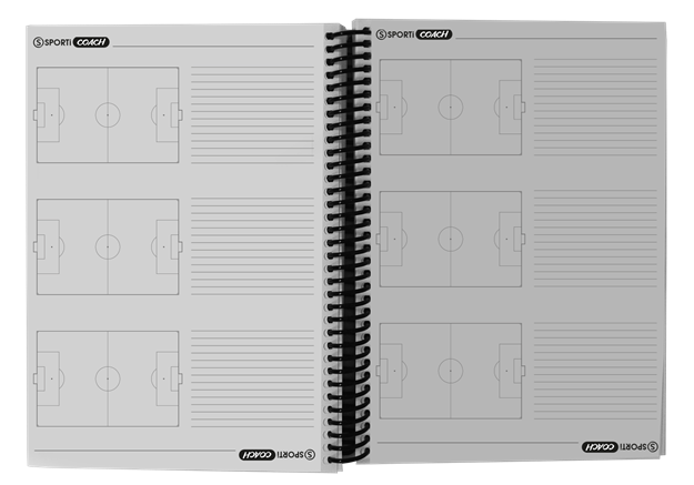 Afbeelding van Notitieblok voetbal A4-formaat