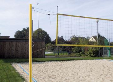 Afbeelding van Beach Volleybal palen standaard, rond