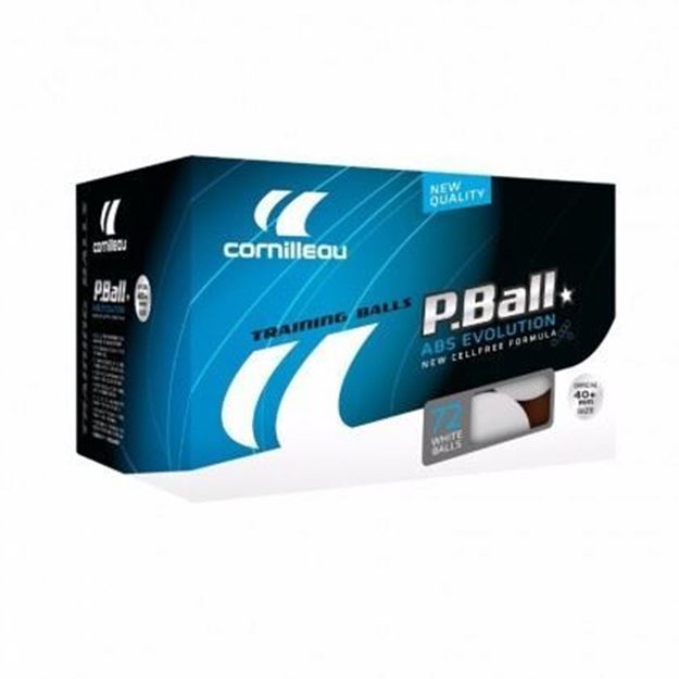 Afbeelding van Cornilleau P-Ball ABS Evolution 1*  - Wit (SET/72)