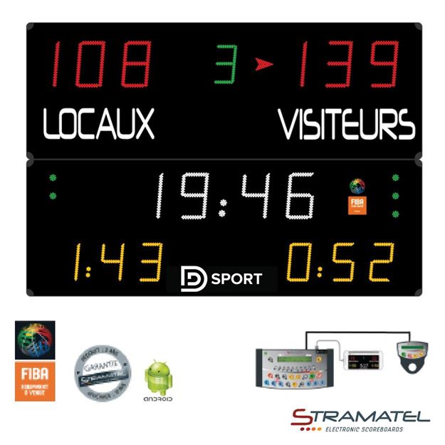 Afbeelding van Elektronisch Scorebord 452MF7000 - SUPERPRO