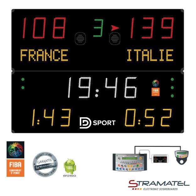 Afbeelding van Elektronisch Scorebord 452MF7100 - SUPERPRO