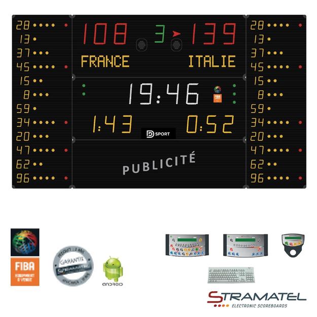Afbeelding van Elektronisch Scorebord 452MF7120 - SUPERPRO