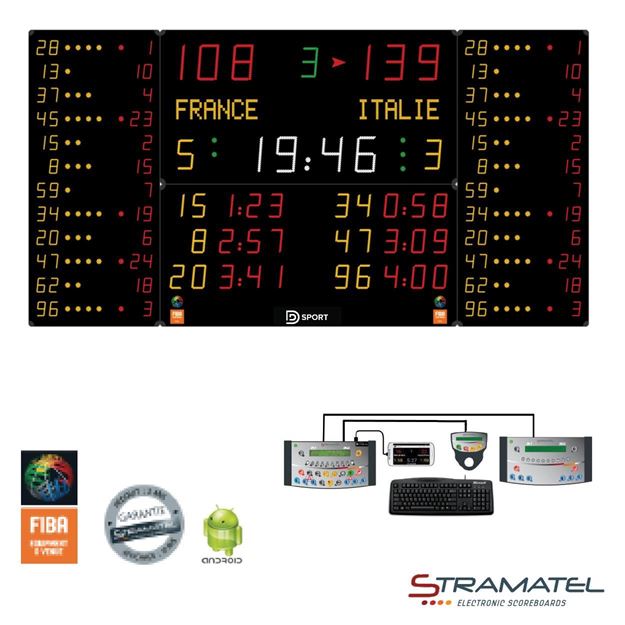 Afbeelding van Elektronisch Scorebord 452MF3123-12 - SUPERPRO