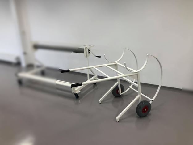 Afbeelding van Steekwagen voor transport vloerbeschermingsmatten