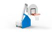 Afbeelding van Mobiele Basketbaltoren "Metalu", telescopisch (120cm - 305cm)