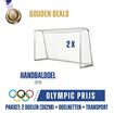 Afbeelding van Voetbaldoel 3X2m, PRO, 1 paar doelen
