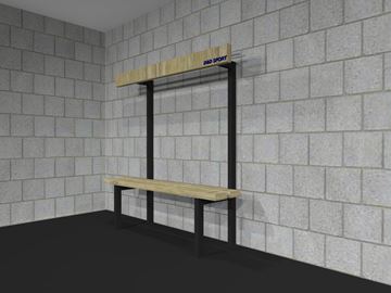 Afbeelding van Kleedkamer zitbank model S402