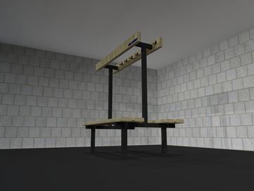 Afbeelding van Kleedkamer zitbank model S803