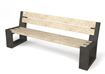 Afbeelding van Zitbank model Matrix met rugleuning