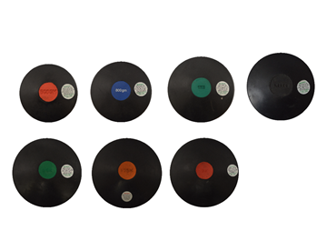 Afbeelding van Training discus, rubber, 1kg