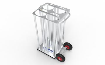 Afbeelding van Ballenwagen op 2 wielen