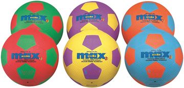 Afbeelding van Spordas Max voetbal, set van 6 stuks, maat 4