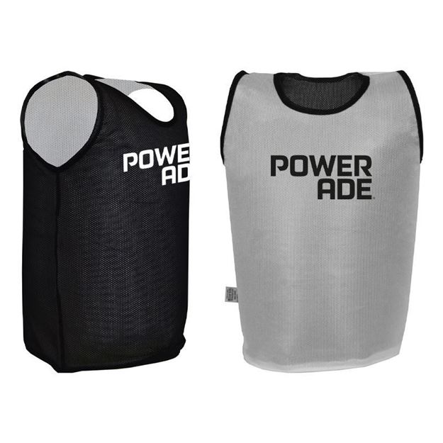Afbeelding van Overgooier reversible Powerade in gaatjesstof (polyester)