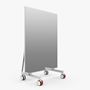 Afbeelding van Verrolbare spiegelwand 1,25m