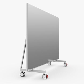 Afbeelding van Verrolbare spiegelwand 2,55m
