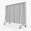 Afbeelding van Verrolbare spiegelwand 2,55m