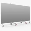 Afbeelding van Verrolbare spiegelwand 4m