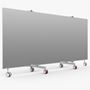 Afbeelding van Verrolbare spiegelwand 4m