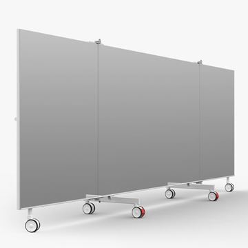Afbeelding van Verrolbare spiegelwand 5m