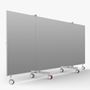 Afbeelding van Verrolbare spiegelwand 5m