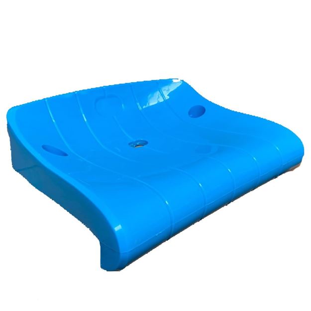 Afbeelding van Stockverkoop - Tribunezitje "Colloseum"- licht blauw - set van 16 stuks