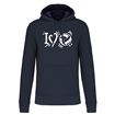 Afbeelding van Hoodie Velvoc: Ecologische sweater met kap - I Love Volleyball