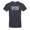 Afbeelding van T-shirt Velvoc: 190g - I Love Volleyball